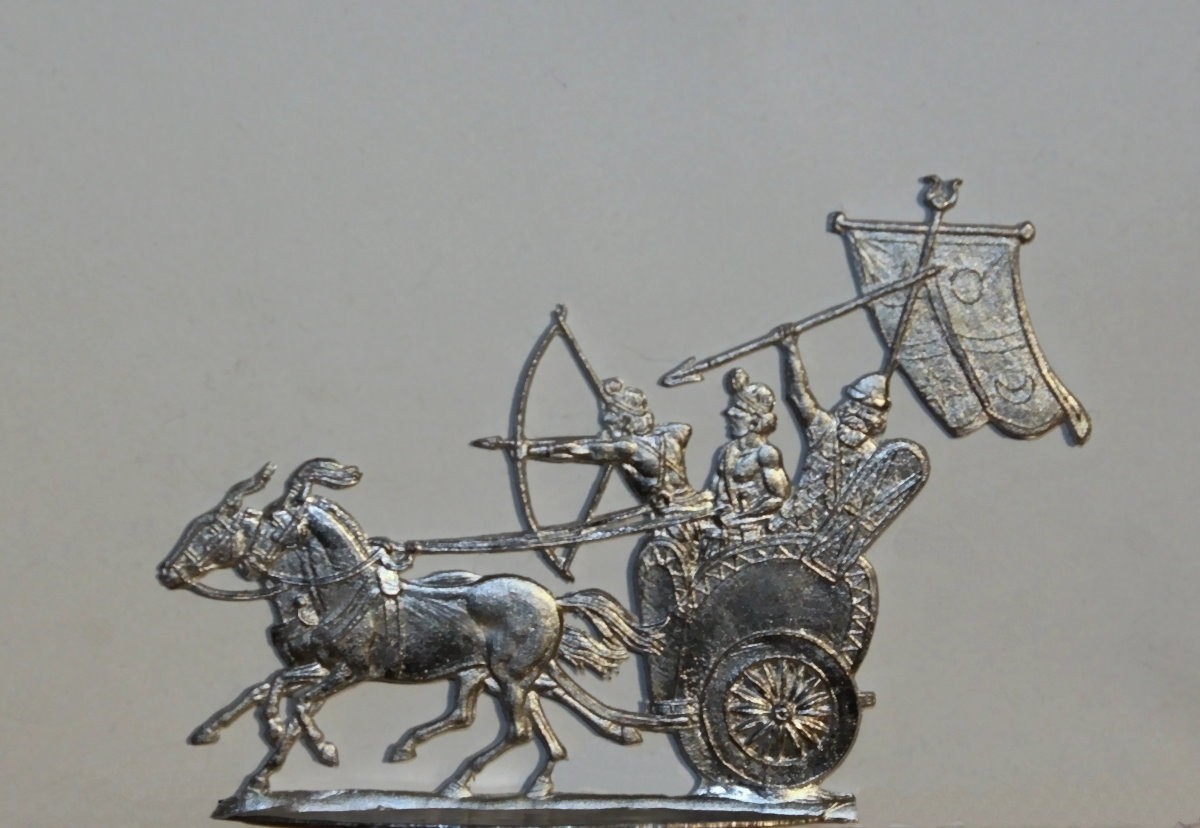 indische Streitwagen zur Zeit König Poros 327 v. Chr.